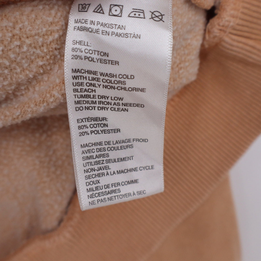 Urban Outfitters Mens Medium Peach Tan Pullover Hoodie Sweatshirt