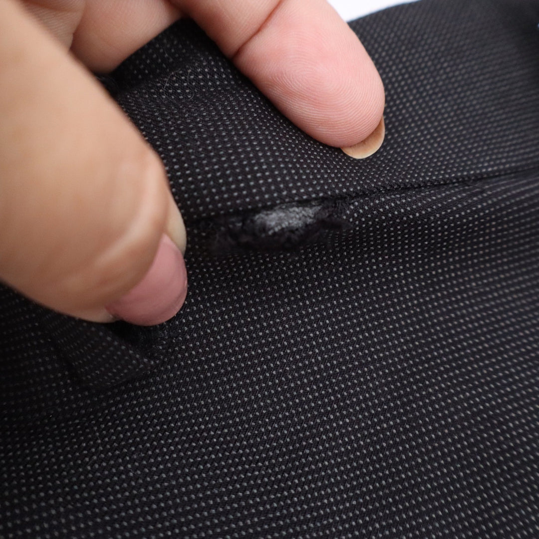 Perry Ellis Portfolio Mens Slim Fit Black Dress Pants Trousers 33x32