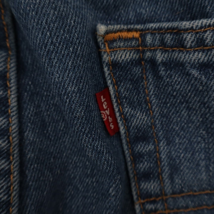 Levi's 505 Jeans Mens 31X30 Blue Denim Cotton Preppy Medium Wash Straight Leg