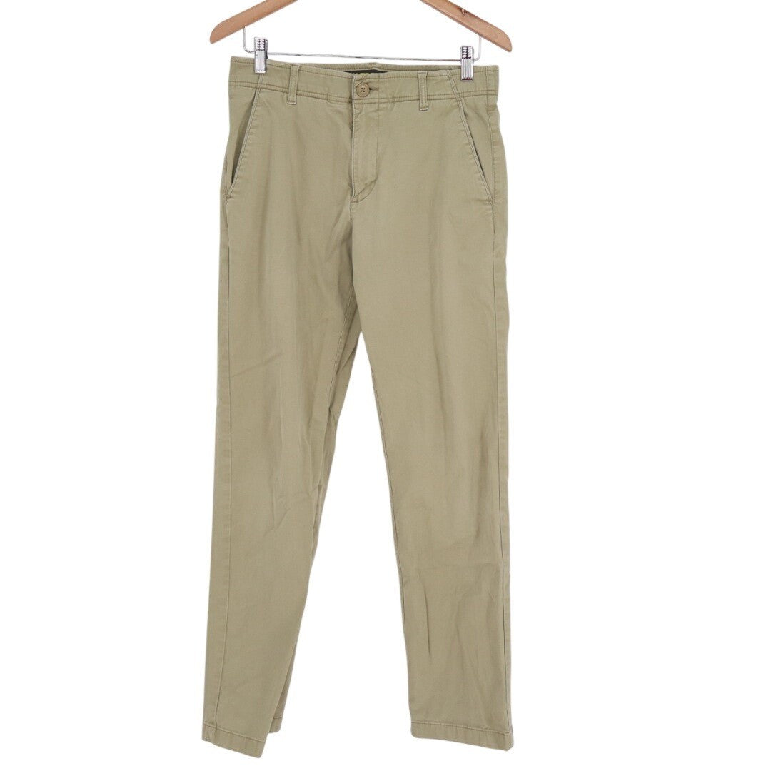 Lee Extreme Chino Pants Mens 30x32 Khaki Cotton Stretch Slash Pockets Straight