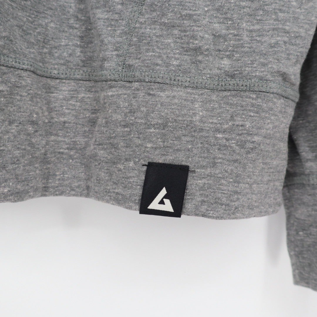 American Giant Mens Full Zip Hoodie Gray Heather XL Made USA Casual Comfort