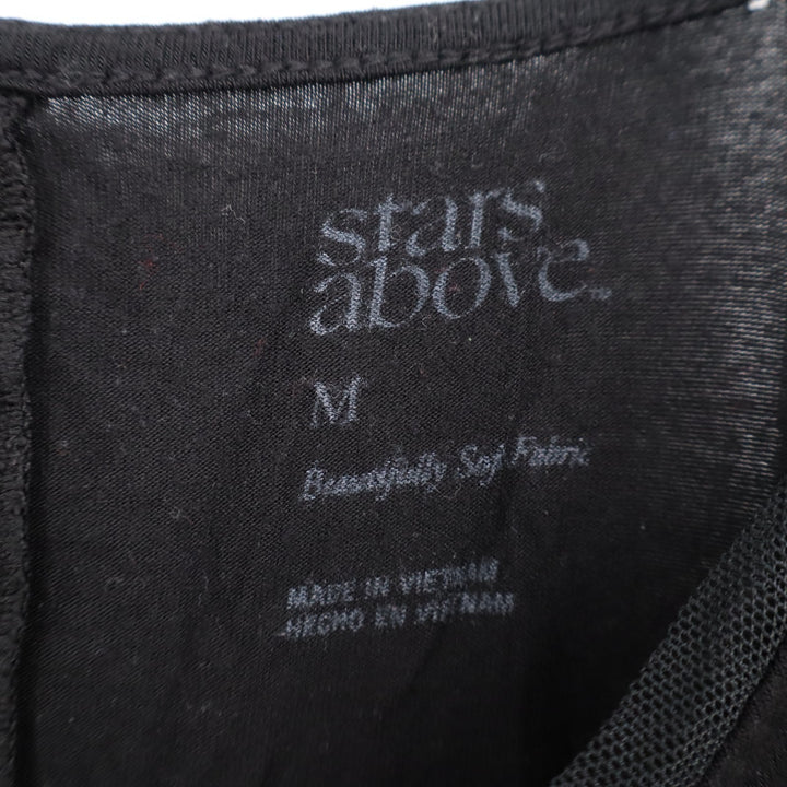 Stars Above Camisole Top Womens Medium White V-Neck Spaghetti Strap Pullover