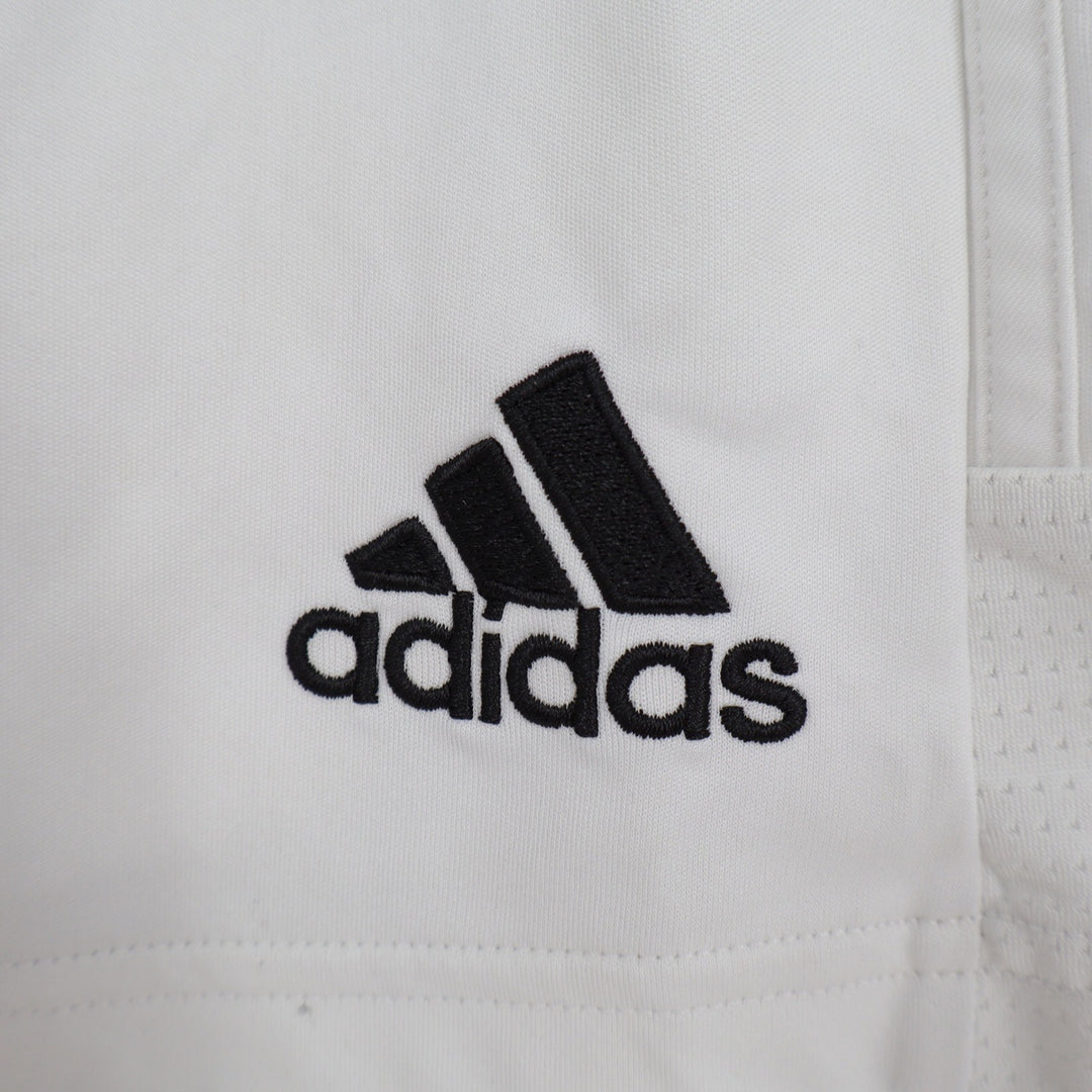 Adidas Aeroready Mens White Soccer Training Shorts Size M Striped Athletic