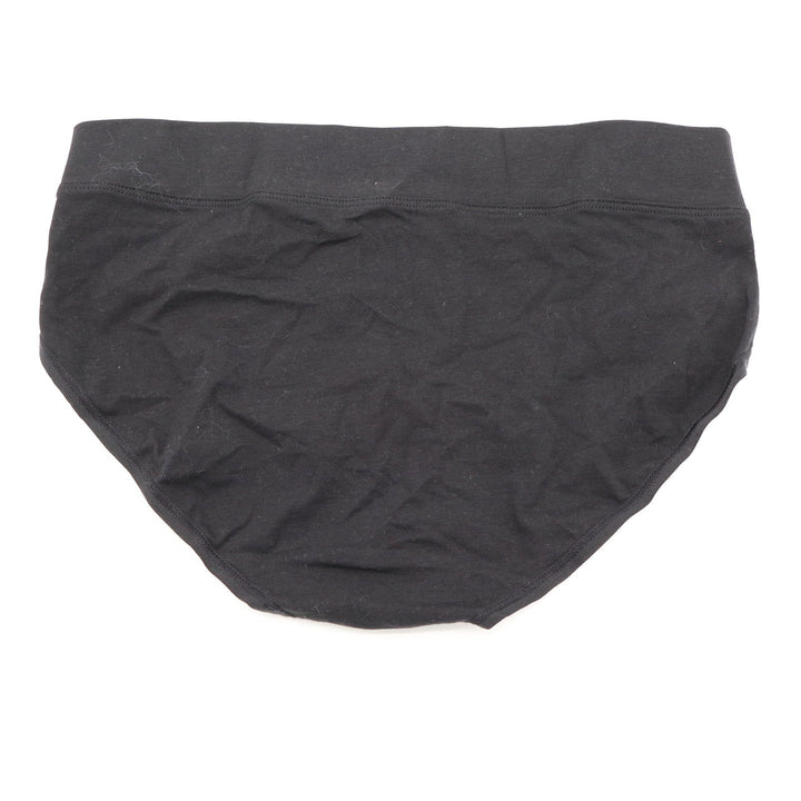 Felina Womens Black Pima Cotton Blend Bikini Panties Style 4831 Small