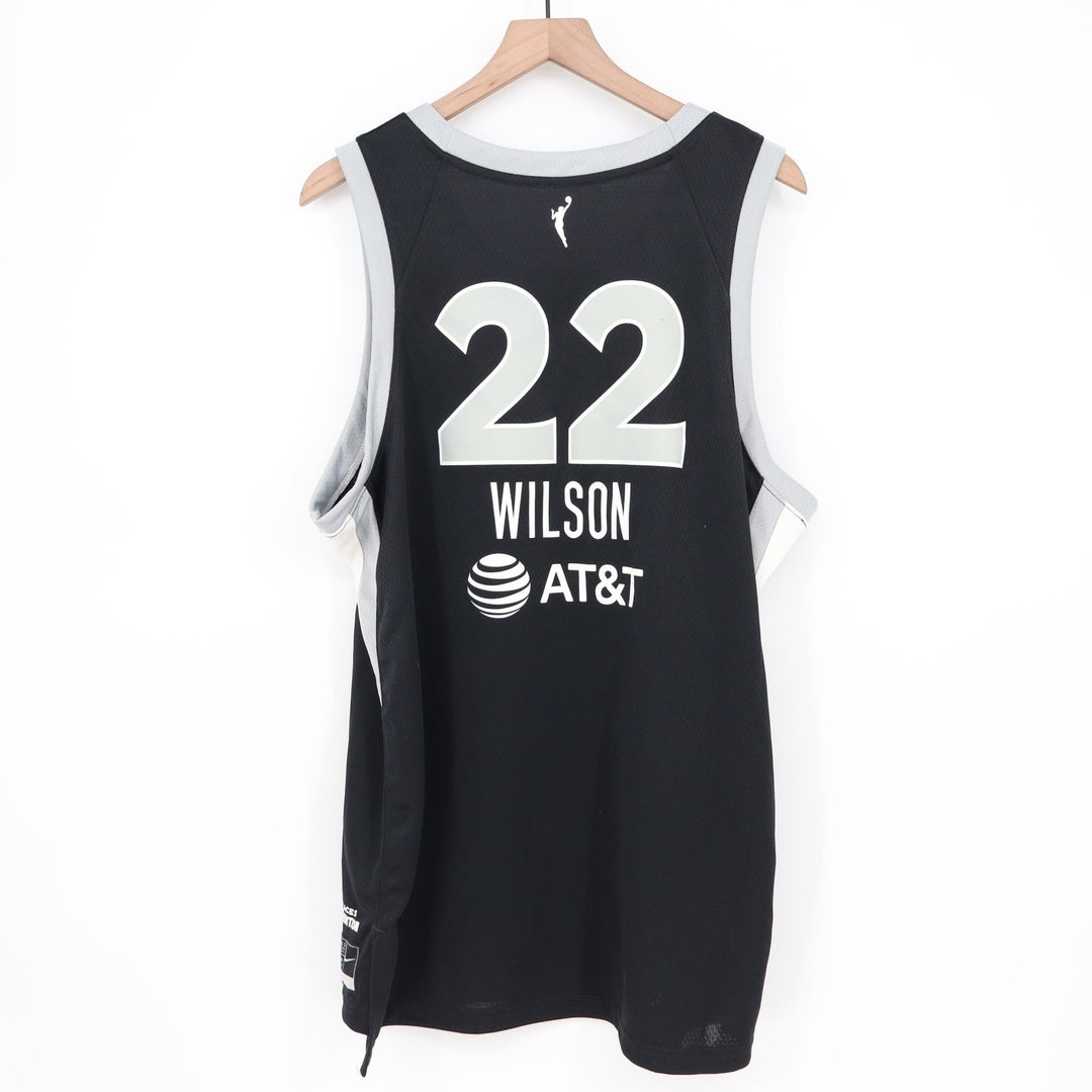 Nike Las Vegas Aces A'ja Wilson 22 Explorer Edition WNBA Jersey Black Womens XL