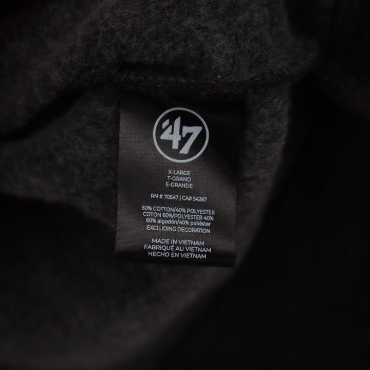47 Brand New York Yankees World Series Hoodie Black Mens XL MLB Sweatshirt 9928