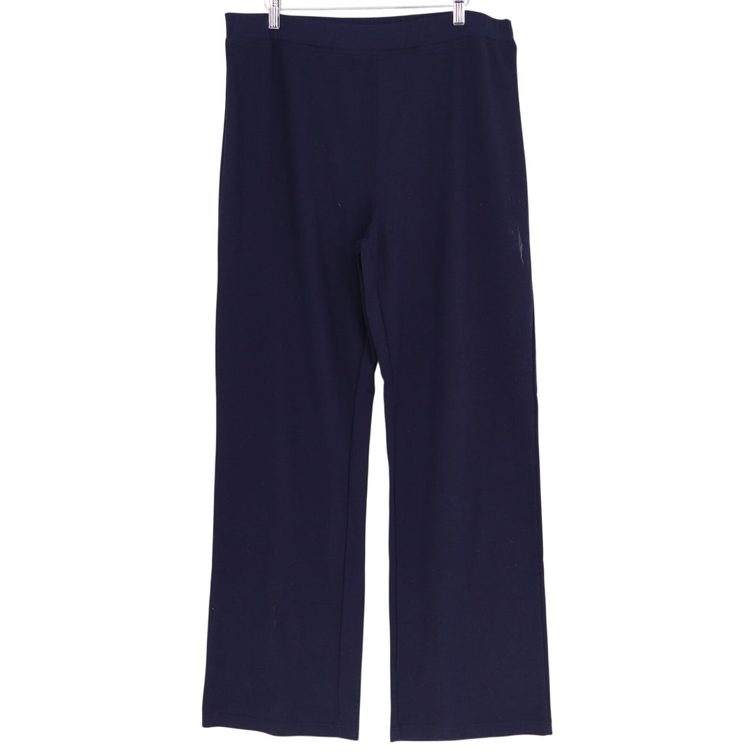 Vintage Venezia Vitale Ankle Pants Womens 16 Tall Navy Blue Straight Leg Stretch