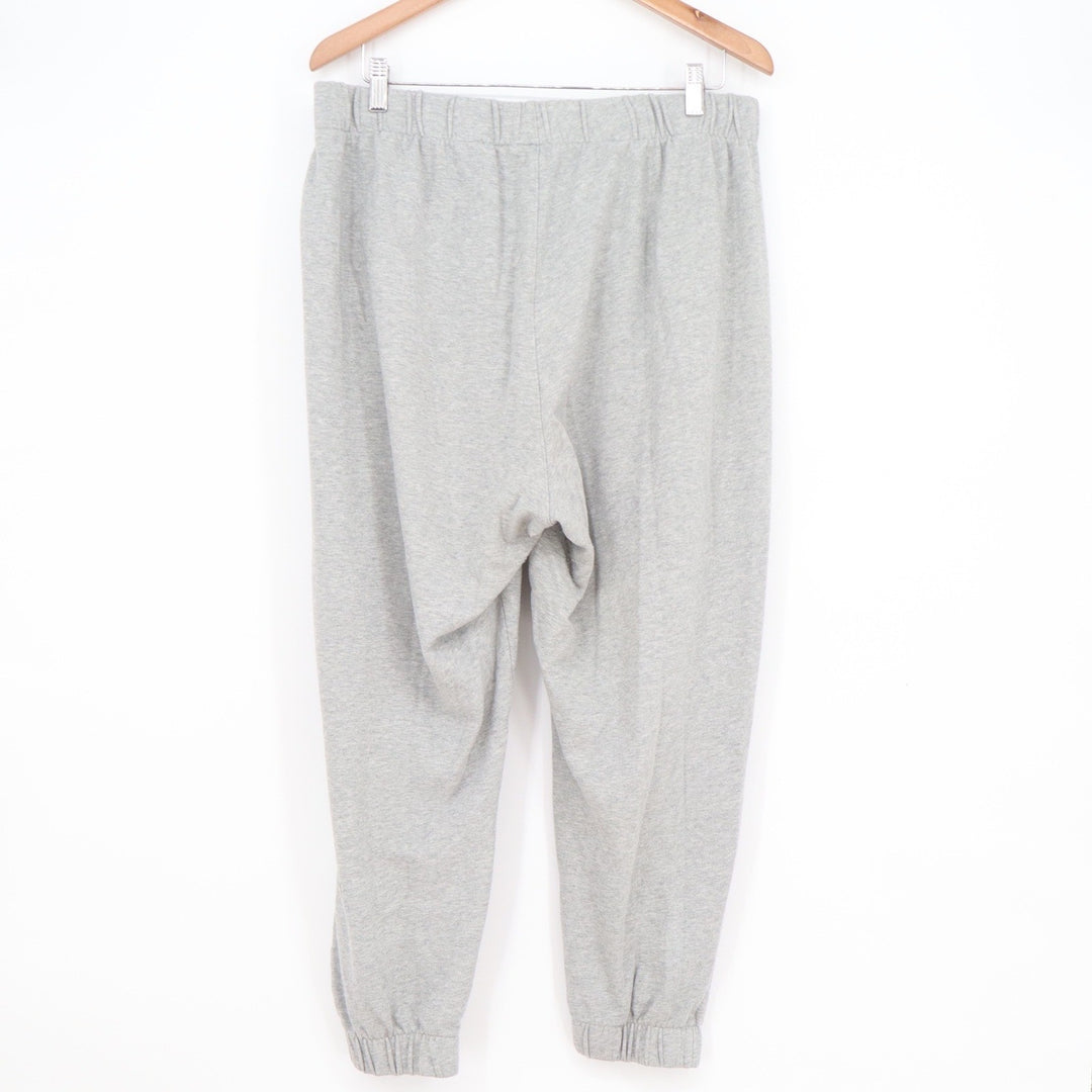 Gap Mens XL Heather Grey Jogger Sweatpants Elastic Waist Relaxed Fit Loungewear