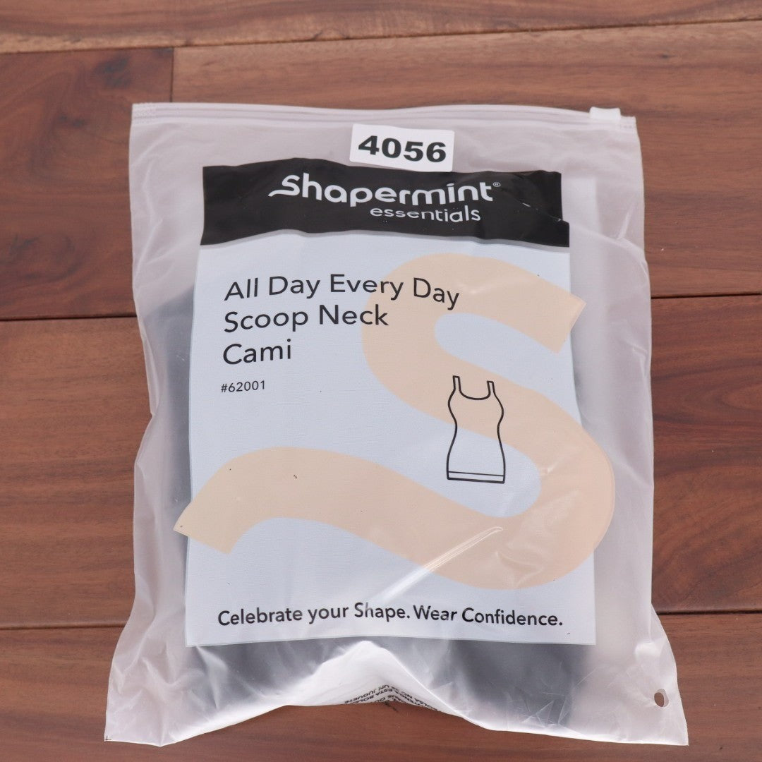 Shapermint All Day Every Day Scoop Neck Cami 2XL Black Tummy Control Shapewear