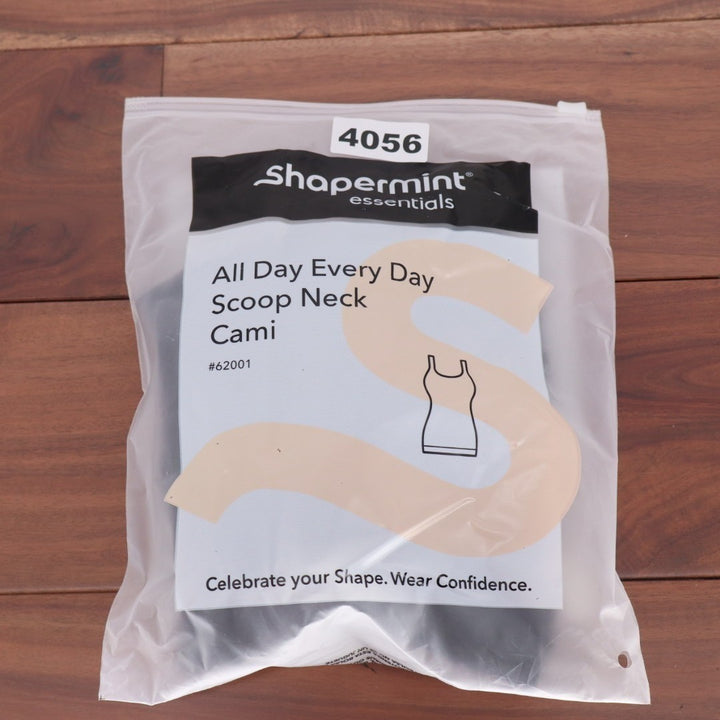 Shapermint All Day Every Day Scoop Neck Cami 2XL Black Tummy Control Shapewear