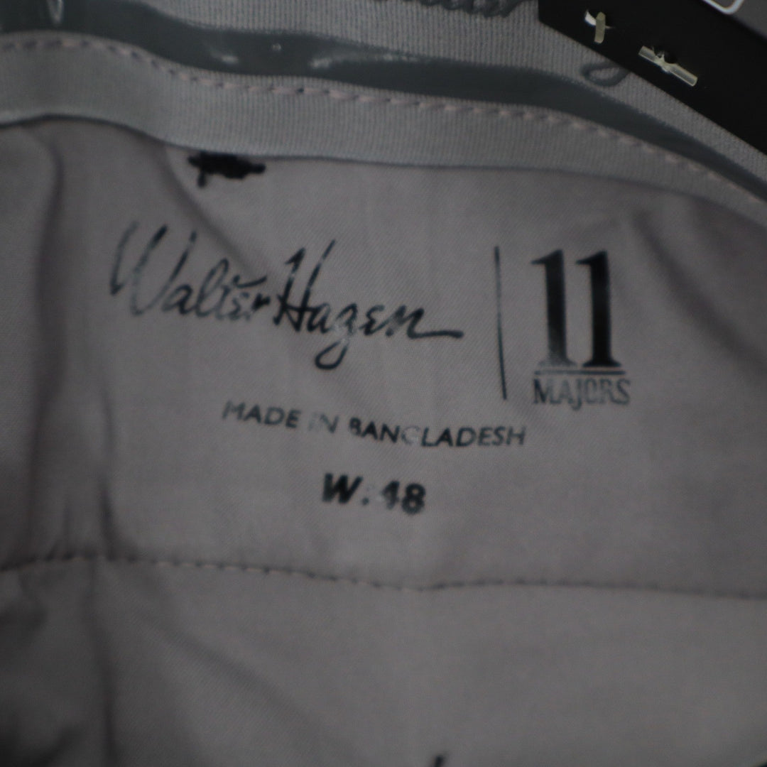 Walter Hagen Mens 11 Majors Golf Shorts Black Big and Tall 48