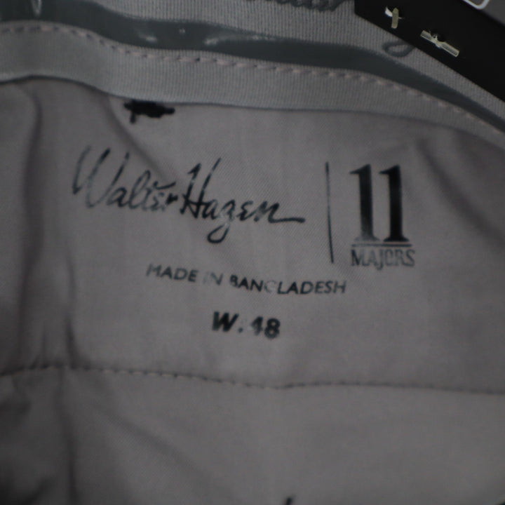 Walter Hagen Mens 11 Majors Golf Shorts Black Big and Tall 48