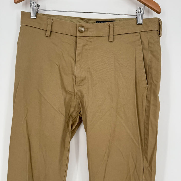 Dockers Flex Comfort Pants Men 32 X 32 Khaki Slim Fit Cotton Stretch Tapered Leg