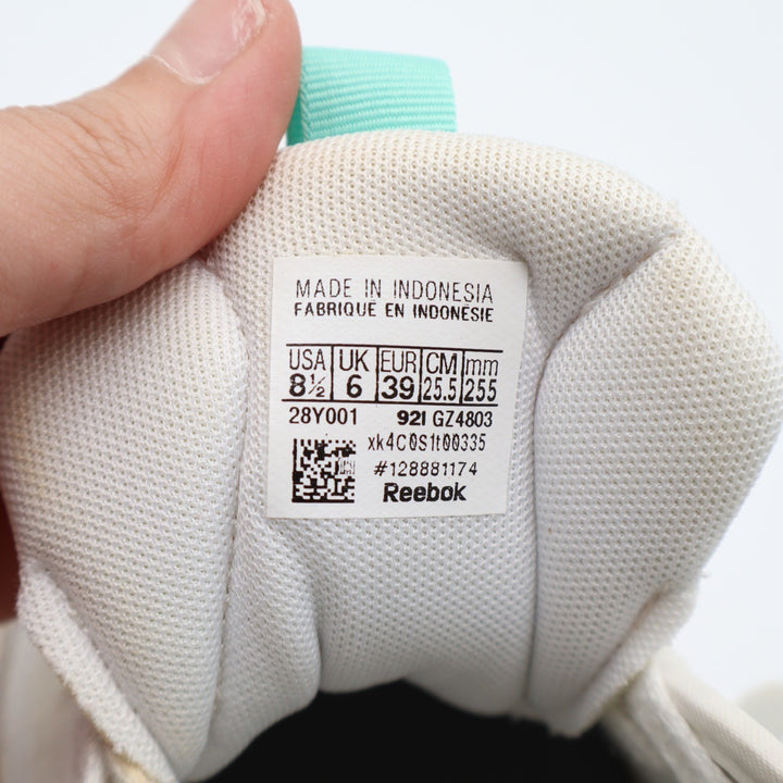 Reebok Zig Dynamica GZ4803 Sneakers Womens US 8.5 Gray Mint Mesh Running Shoes