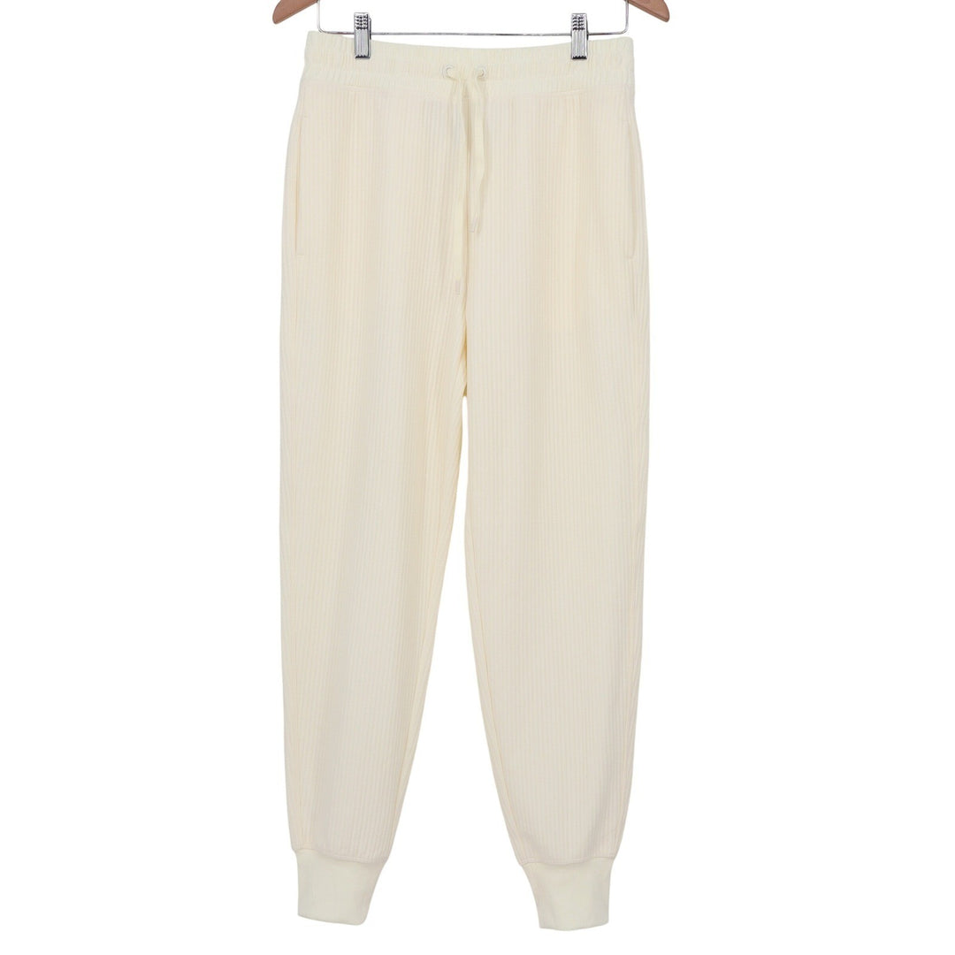 DSG So Soft Ottoman Jogger Womens Small Light Cream High Rise Sweatpants