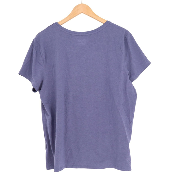 State Of Day Intimates Sleep Shirt Mens XL Purple Cotton Short Sleeve Round Neck