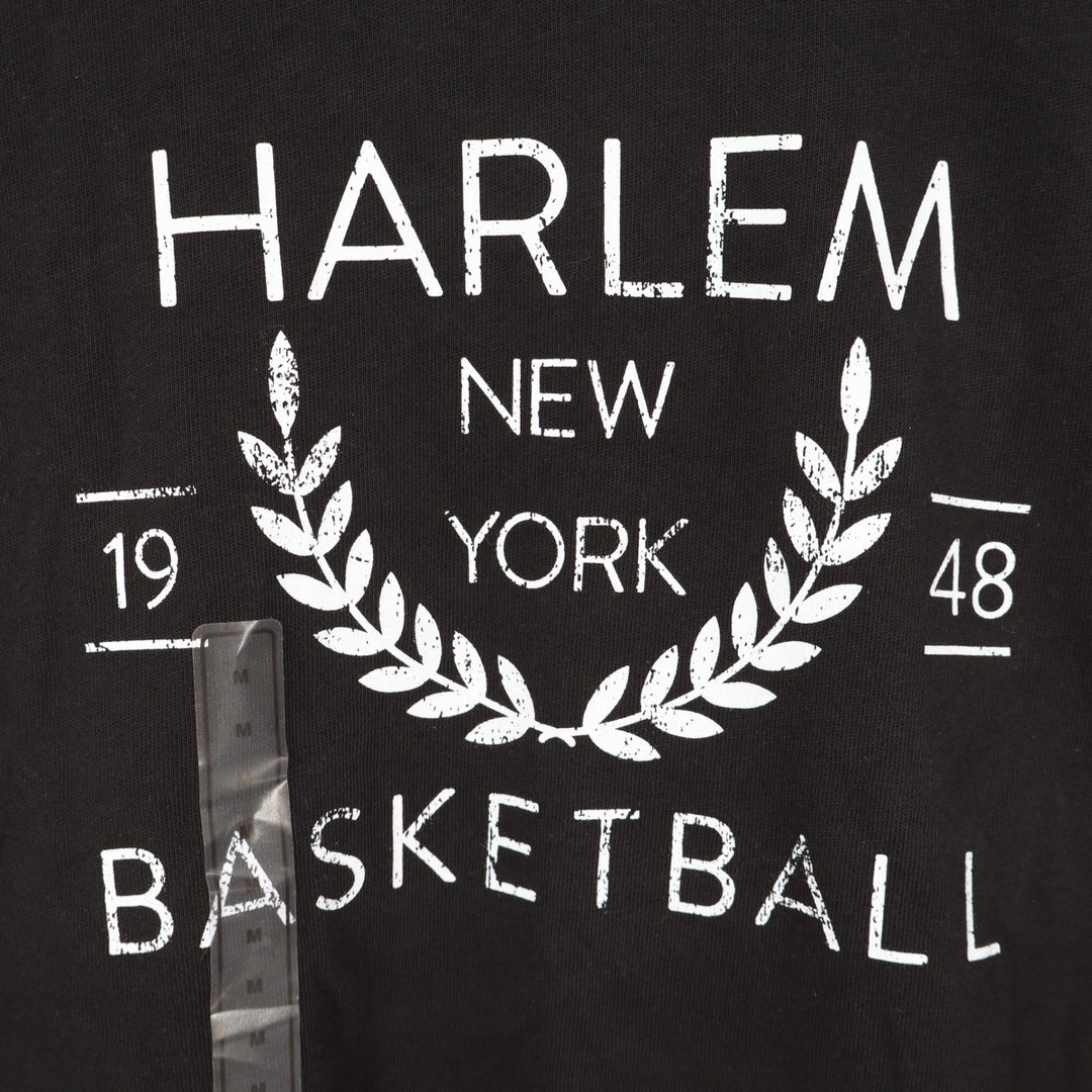 DSG Harlem New York Basketball Graphic Tee Black Short Sleeve Kids Size M 10-12