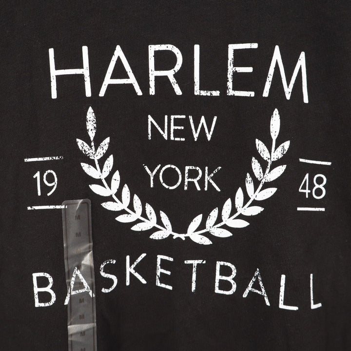 DSG Harlem New York Basketball Graphic Tee Black Short Sleeve Kids Size M 10-12