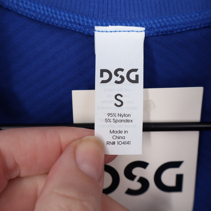 DSG Womens Momentum Seamless 1/4 Zip Pullover Team Royal Blue Small