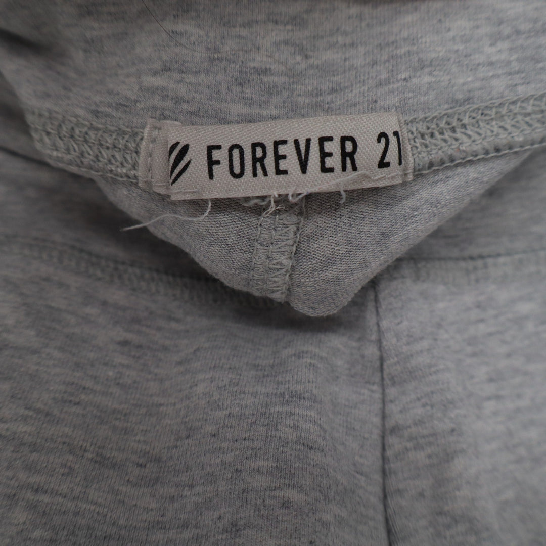 Forever 21 Women's Heather Gray High Waisted Athletic Booty Shorts Size Small