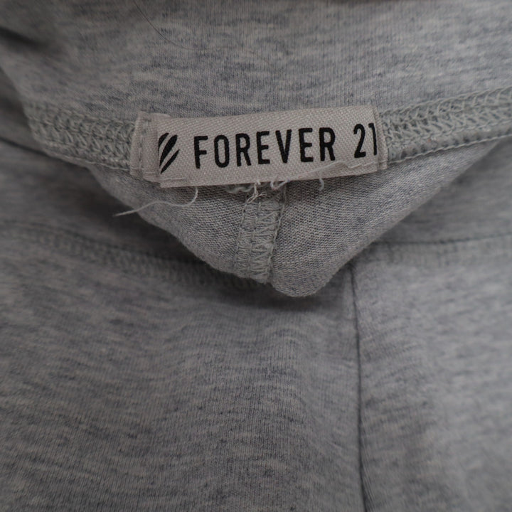 Forever 21 Women's Heather Gray High Waisted Athletic Booty Shorts Size Small