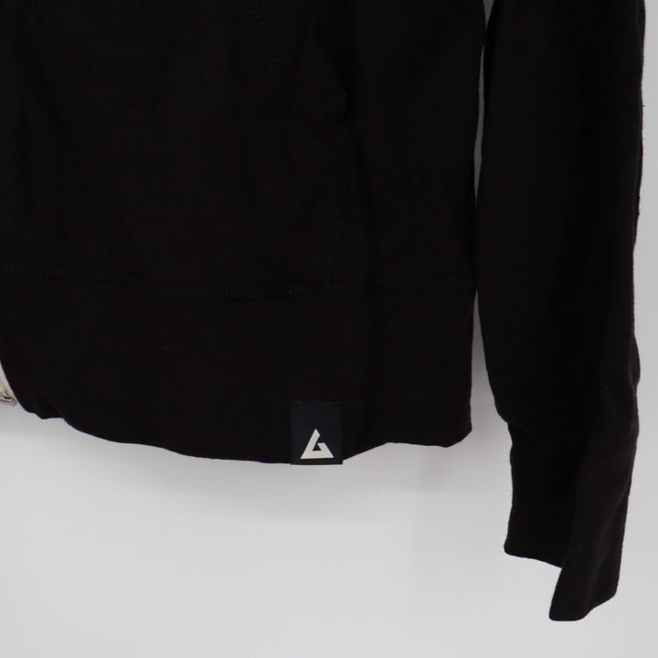 American Giant Black Full Zip Hoodie Made in USA Medium Mens Womens Casual