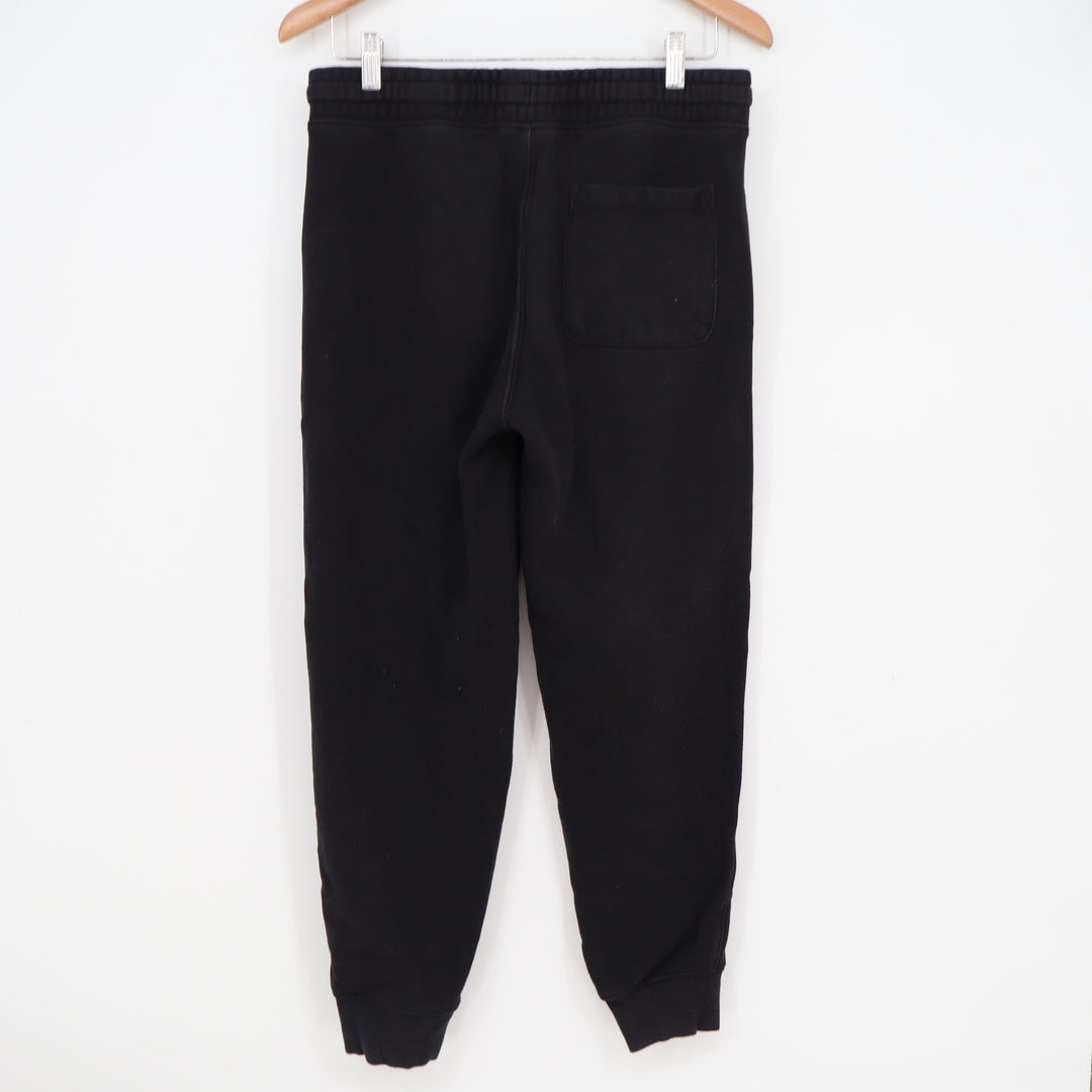 Old Navy Mens Black Fleece Joggers Sweatpants Drawstring Small