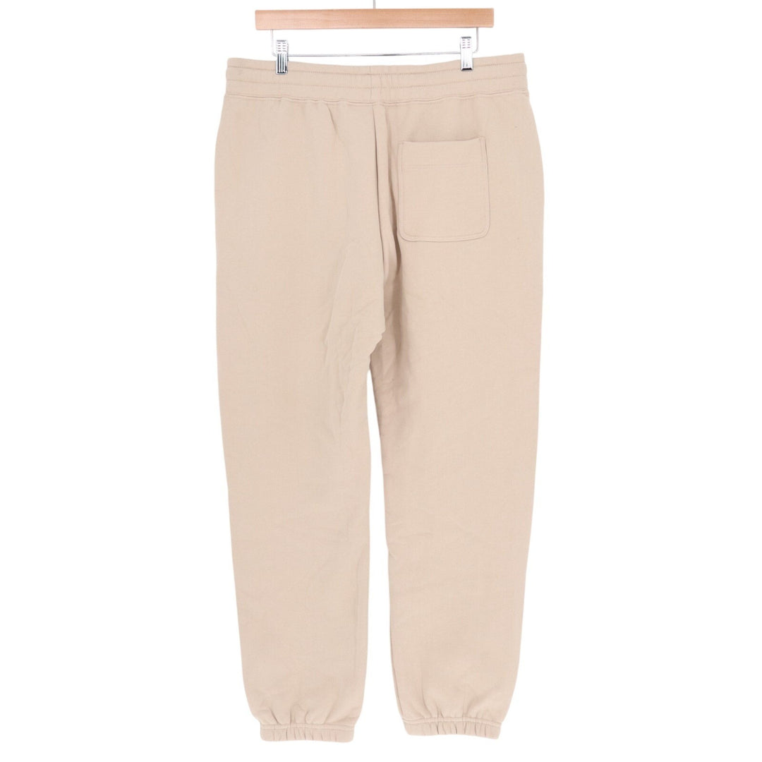 American Giant Classic Sweatpants Mens L Cobblestone Cotton Fleece Drawstring