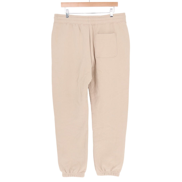 American Giant Classic Sweatpants Mens L Cobblestone Cotton Fleece Drawstring