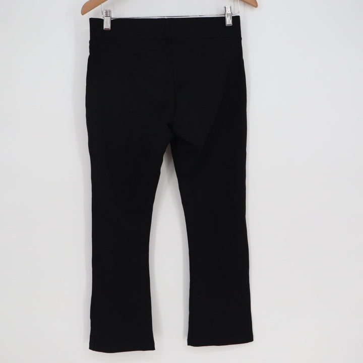 American Giant Ponte Kick Flared Pants Womens 8 Black Cropped Everyday Wear
