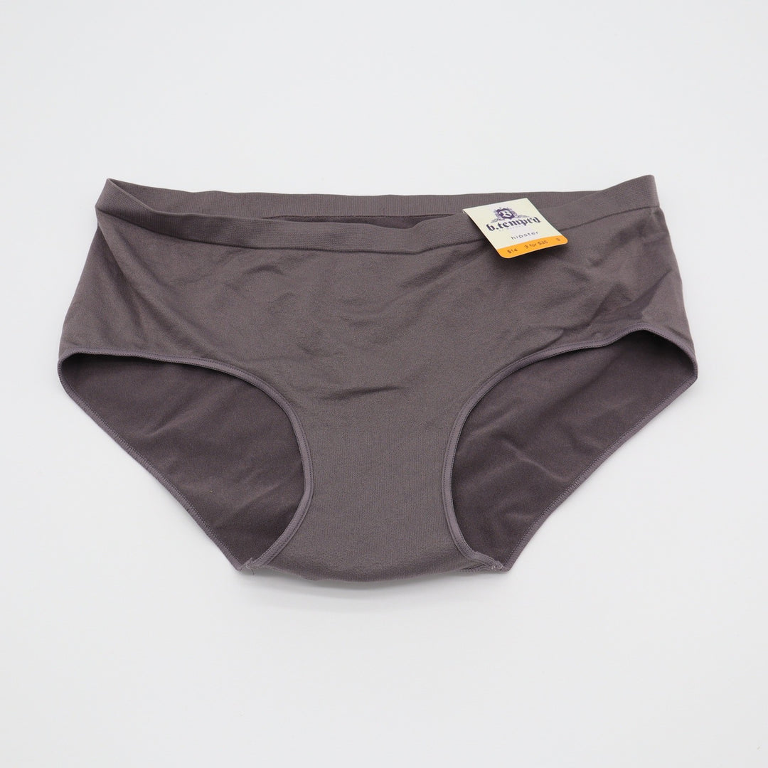b.tempt'd by Wacoal Gray Seamless Hipster Panties 970240 Womens Small NWT