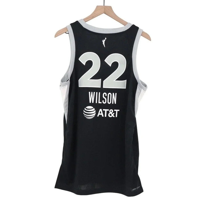 Nike Las Vegas Aces A'ja Wilson 22 Explorer Edition Jersey Black HF0996-010 XL