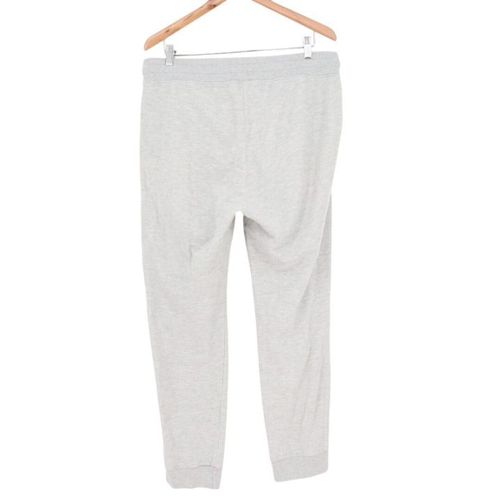 American Giant French Terry Jogger Pants Mens Large Gray Cotton Drawstring Waist