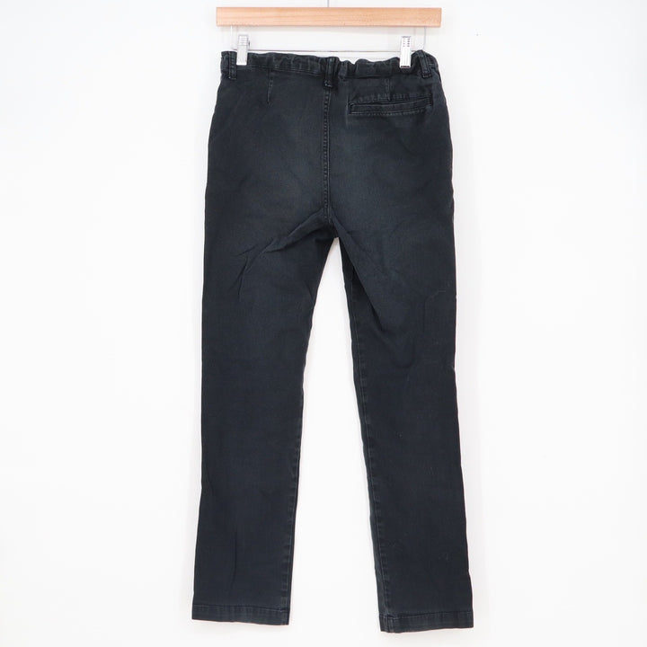 Old Navy Boys Skinny Built-In Flex Pants Black Size 16 Twill Chinos