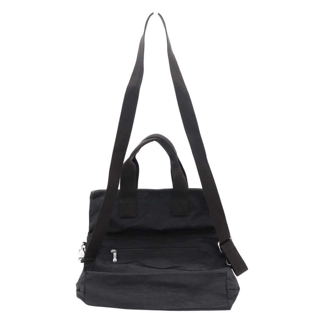 Kipling Asseni Mini Tote Bag Black Noir Nylon Crossbody Handbag