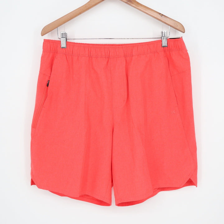 DSG Mens 8" Agility Short Cabana Coral Heather Orange Athletic L CKP9174CN