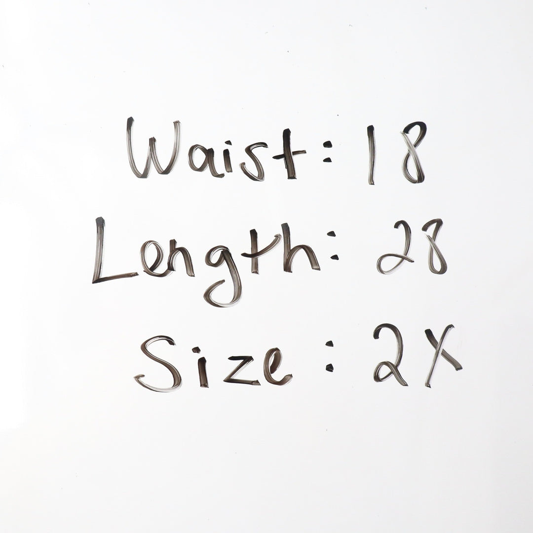 Naked Wardrobe Black Midi Pencil Skirt Plus Size 2X Viscose Stretch