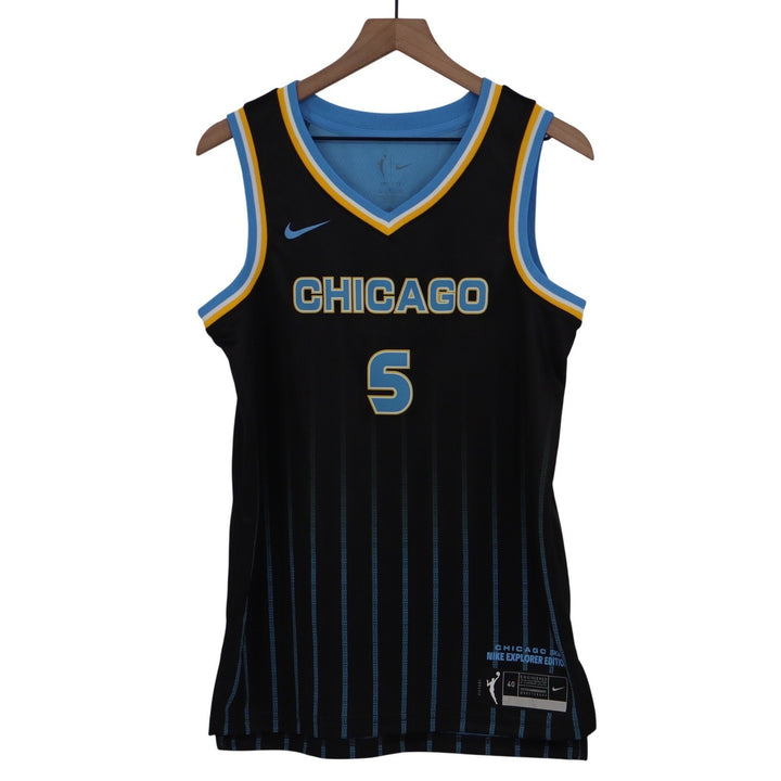 Nike WNBA Chicago Sky Angel Reese #5 Explorer Edition Jersey Black S