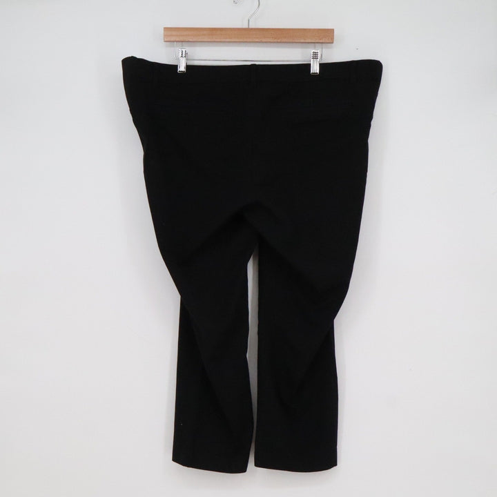 Old Navy Maternity Pixie Straight Side Panel Pants Black Size 18 Career Trousers