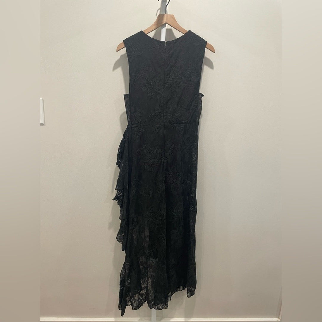 One33 Social Ruffle Palm Gown Size 8