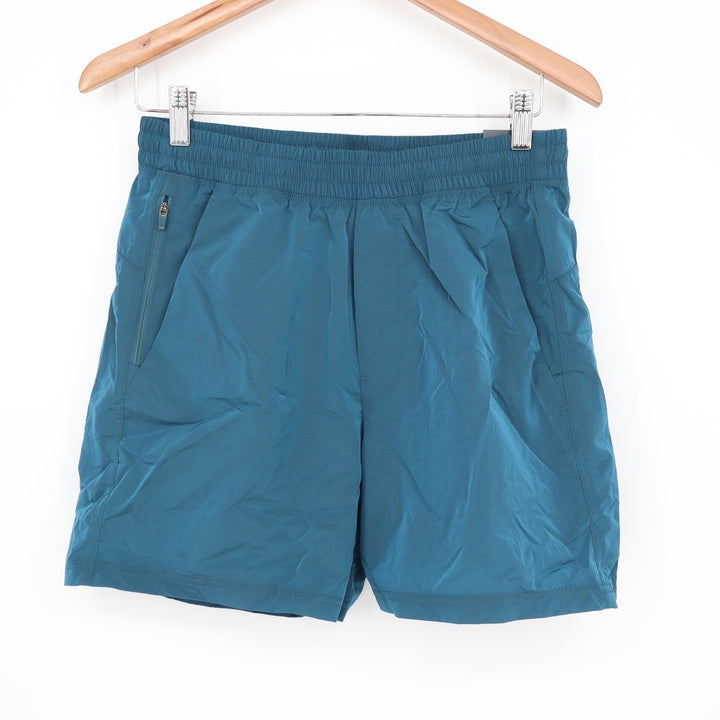 VRST Mens All-In Short 5 Inch Unlined Teal Twilight Shine Nylon S