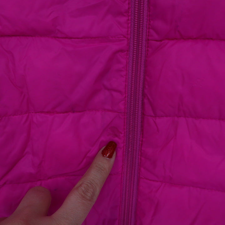 HEAT Lightweight Puffer Jacket Pink Full Zip M Down Feather Blend