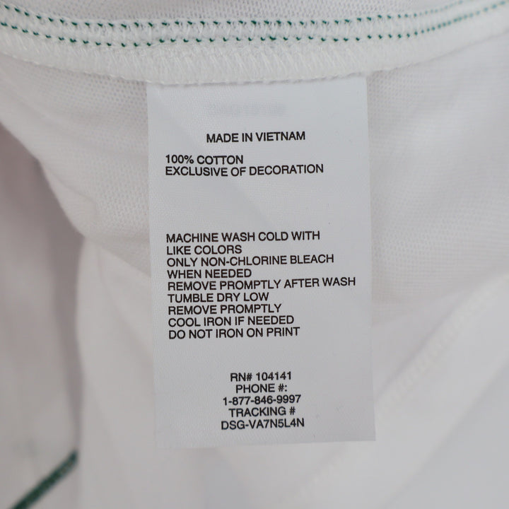 DSG Girls East Hampton Tennis Club Graphic T-Shirt White Green Size M 10-12