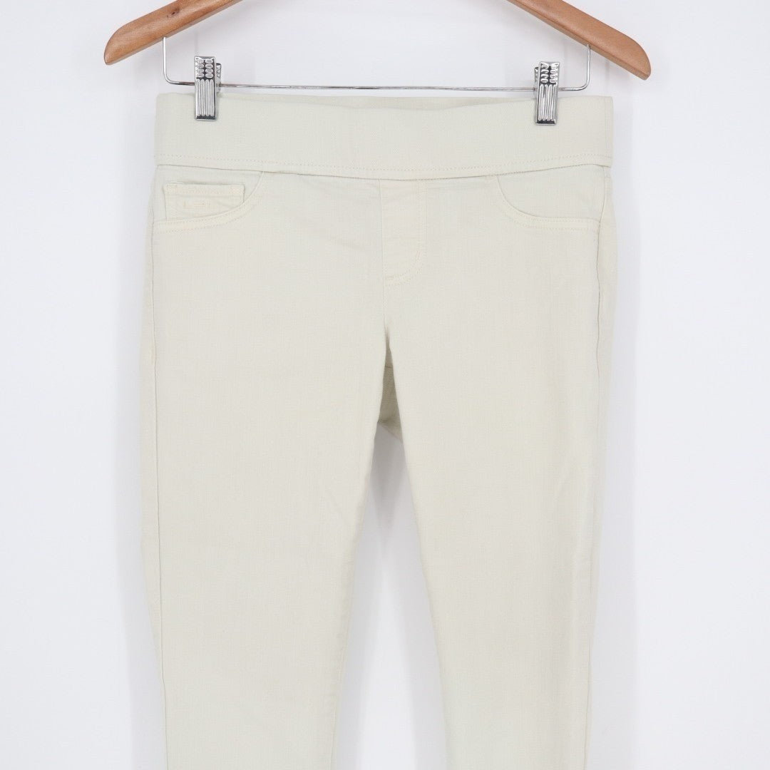 Lauren Ralph Lauren Legging Jeans Womens 4 White Denim Cotton Stretch Skinny Leg