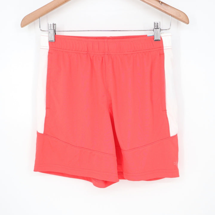 DSG Boys All Sport Short Cabana Coral White L 14-16 Moisture Wicking