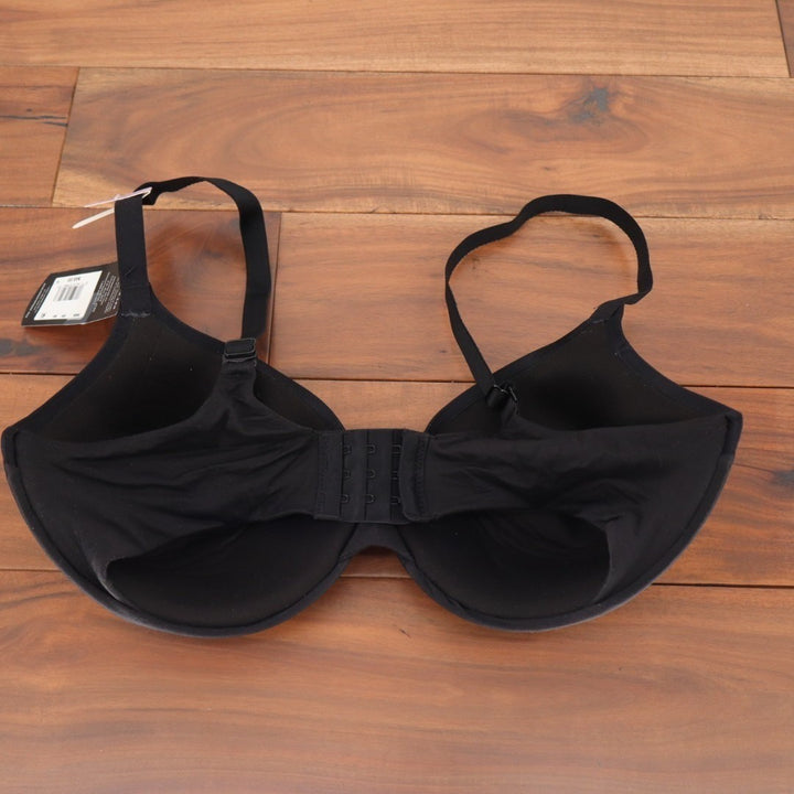 Maidenform Underwire T Shirt Bra Women 38D Black Full Coverage Convertible Strap