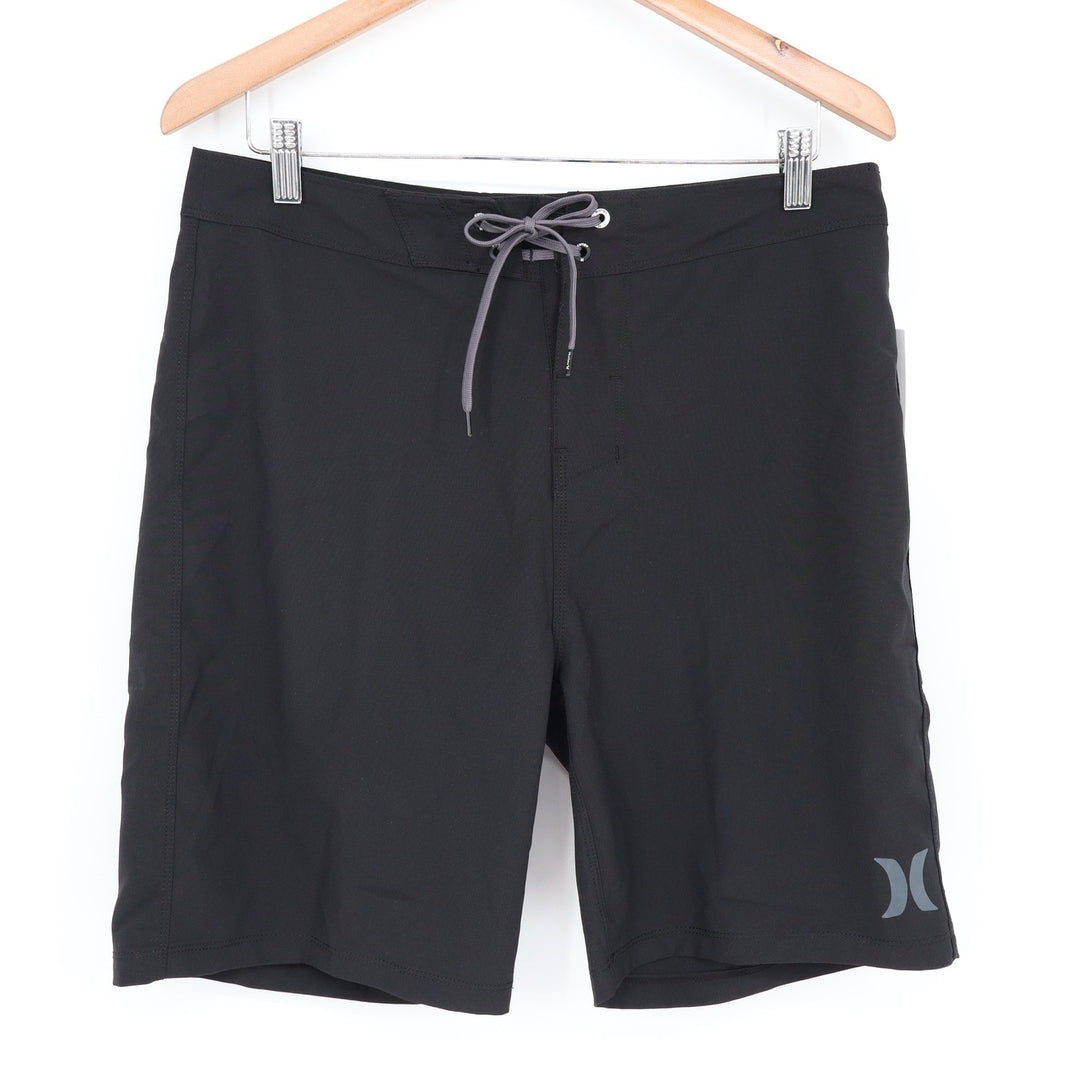 Hurley Mens One and Only Solid 20" Board Shorts Black Size 30