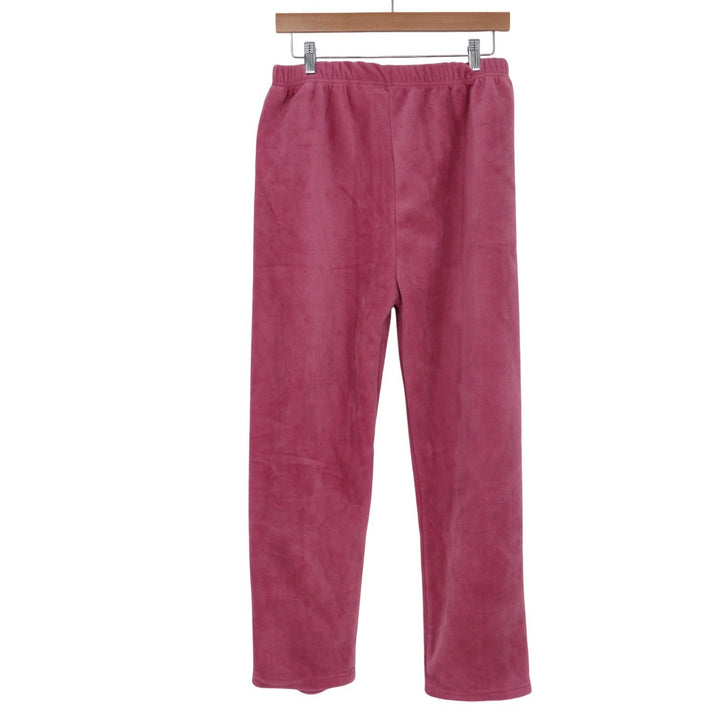 Unbranded Raspberry Pink Fleece Plush Lounge Pajama Pants Size M