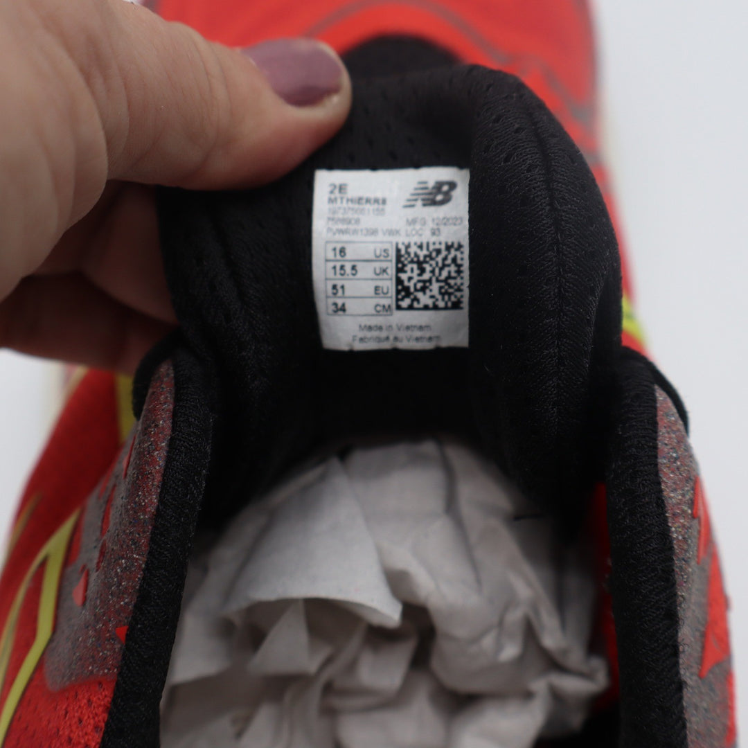 New Balance Fresh Foam X Hierro v8 Mens 16 2E Red Trail Running Shoes MTHIERR8
