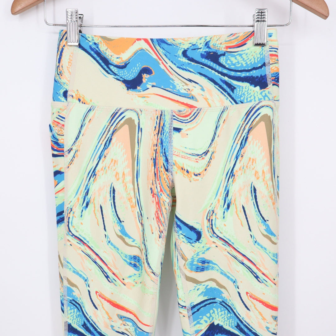 DSG Momentum 7/8 Leggings Womens XS Amped Up Multi Marble Swirl High Rise
